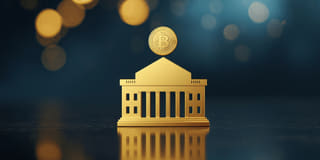 Interés institucional en ETF de criptomonedas, con estilo de noticiero